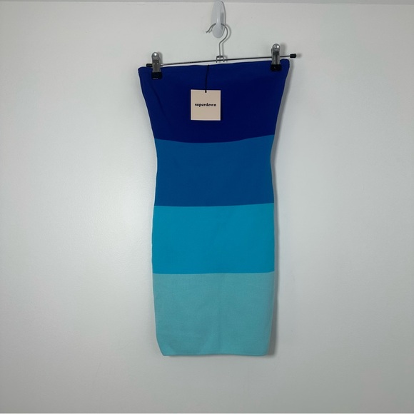 Revolve Superdown Perla Ombre Mini Dress Bandage Size S NWT - Picture 2 of 8